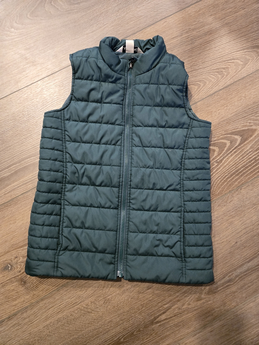 Lands' End Teen Quilted Vest in Teal Green